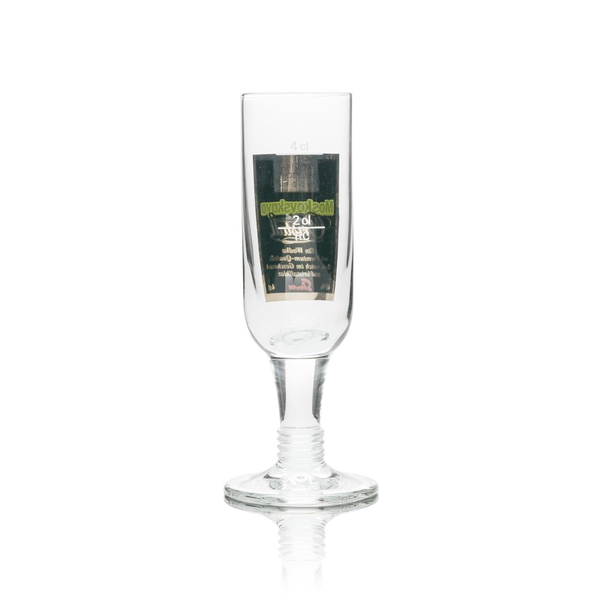 6x Moskovskaya Vodka Glass Shot 4cl Cristall – View 3