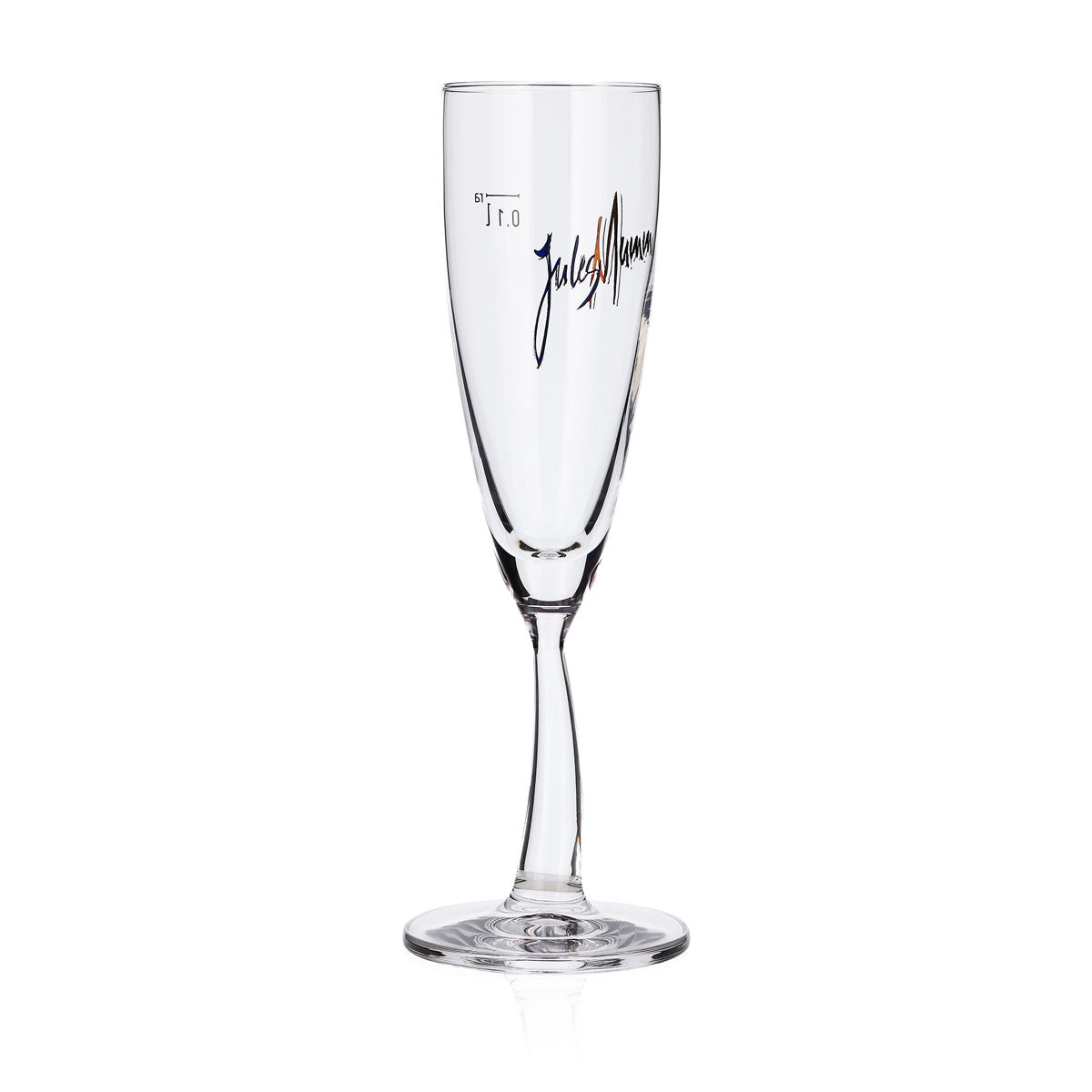 6x Mumm Jules Sparkling Wine Glass 0.1l Sparkling Wine Goblet Designer Glass Curved Stem Rastal – View 3