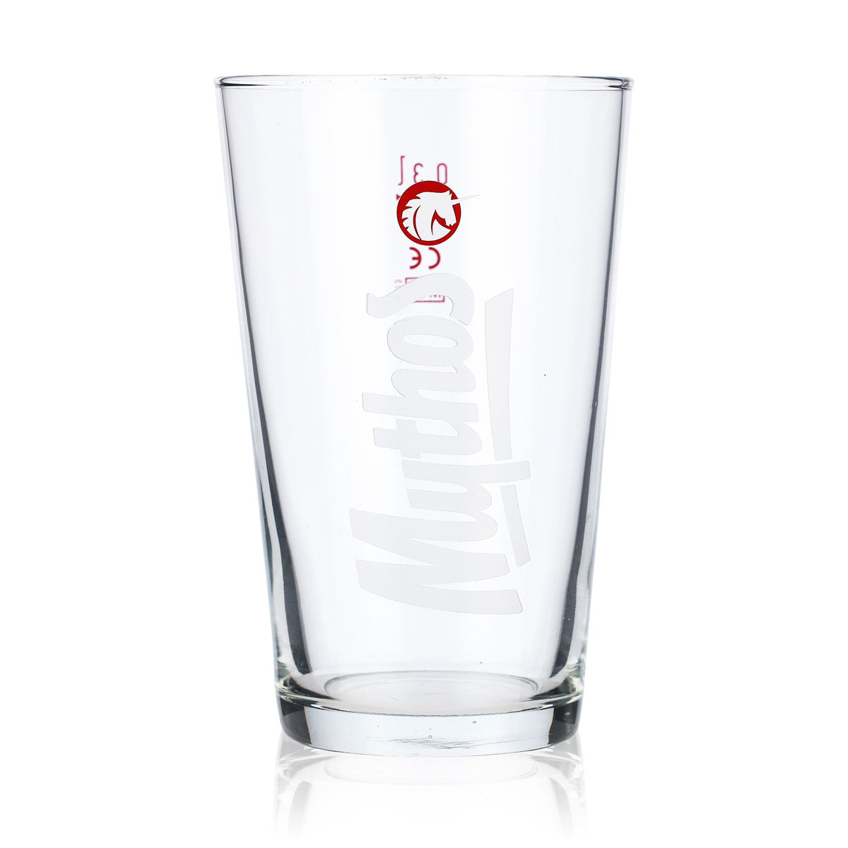 6x Mythos Beer Glasses Beer Glasses Mug 0.3l White Logo Vertical – View 2