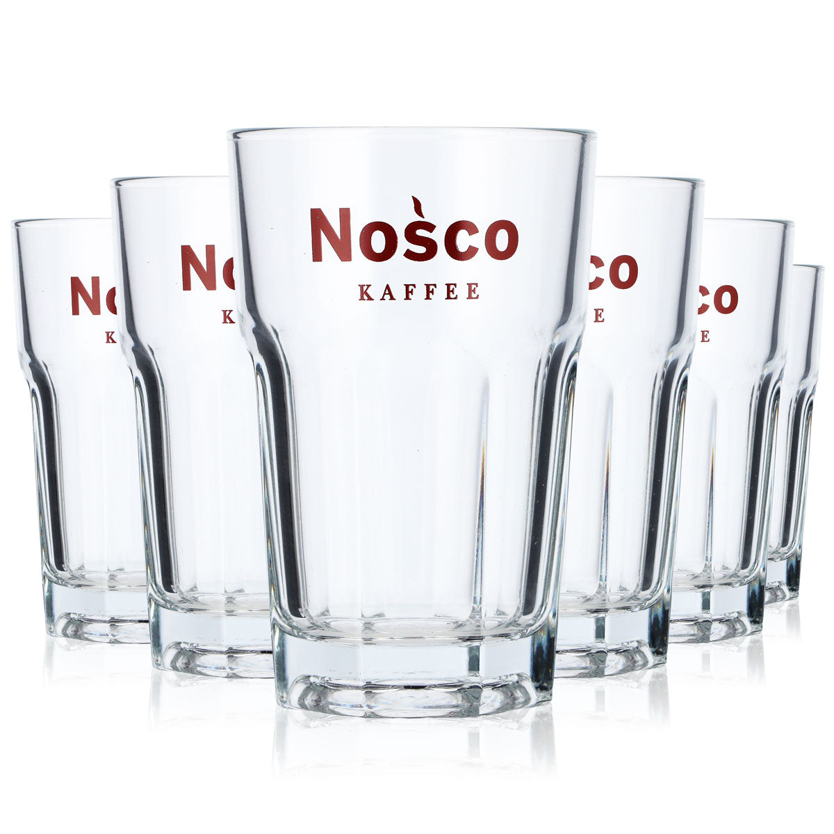 6x Nosco Coffee Glass 0.3l Coffee Glasses Espresso Glass Latte Glass – View 5