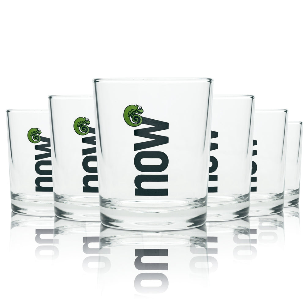 6x Now Lemonade Glass 0.15l Tumbler Caravelle Chameleon Glasses Juice Hotel Bar