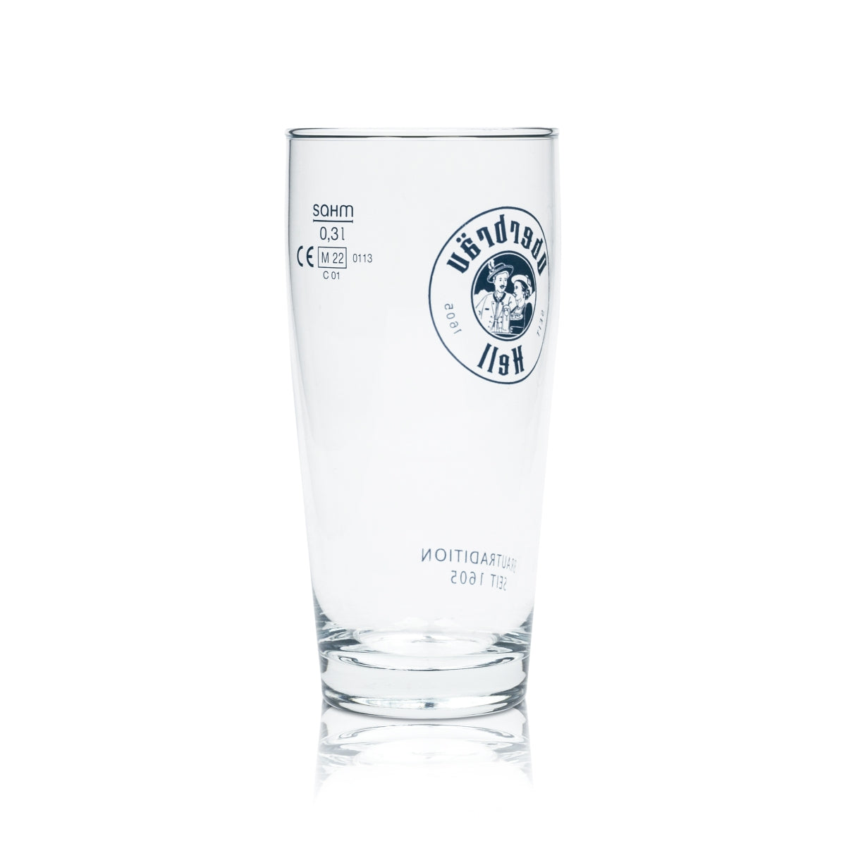 6x Oberbräu Beer Light Glass 0.3l Willibecher Sahm Glasses Tumbler Cup Tulip Bar – View 3