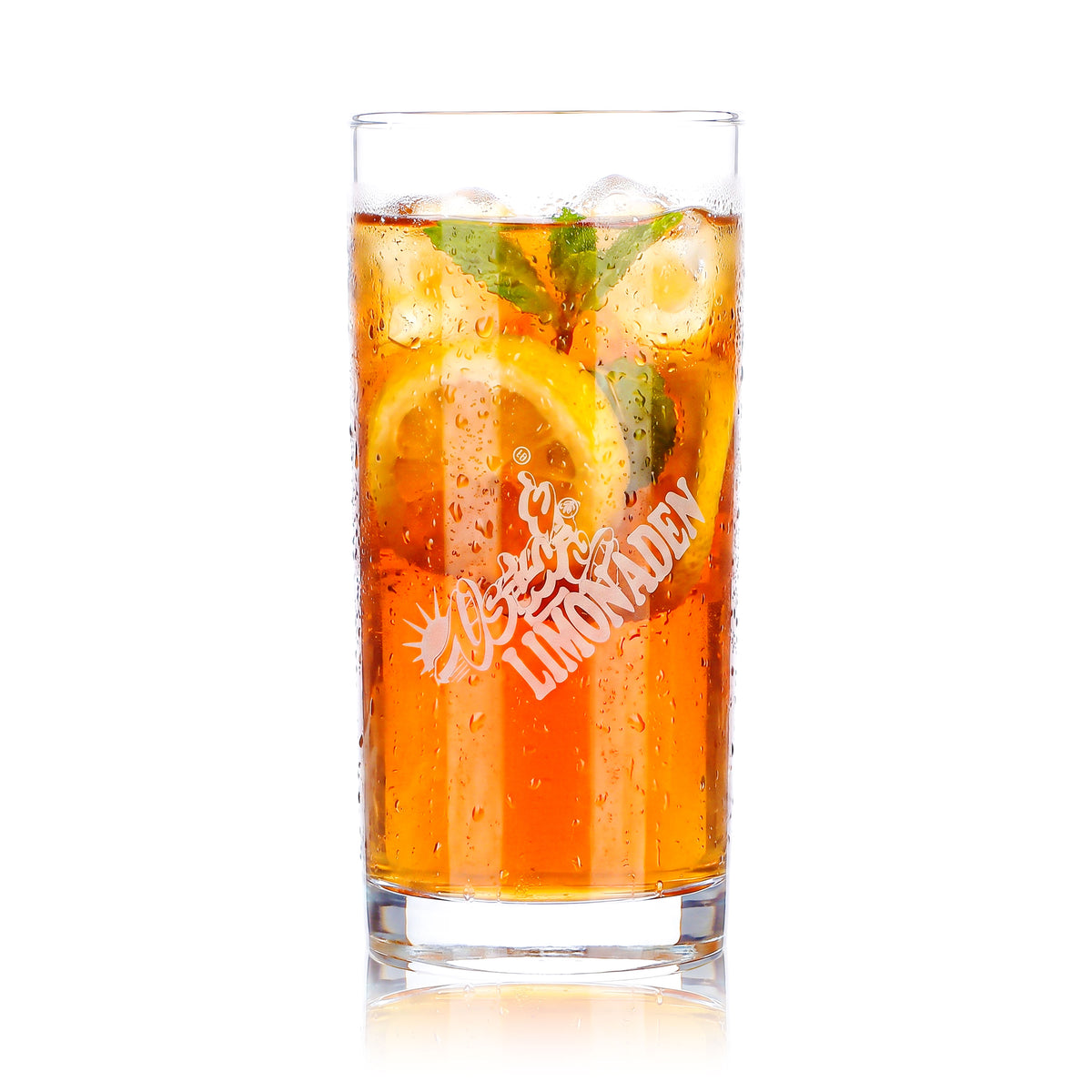 6 Osta Juice Glass Cups, 0.2 L, White Osta Logo, Osta Lemonades – View 2