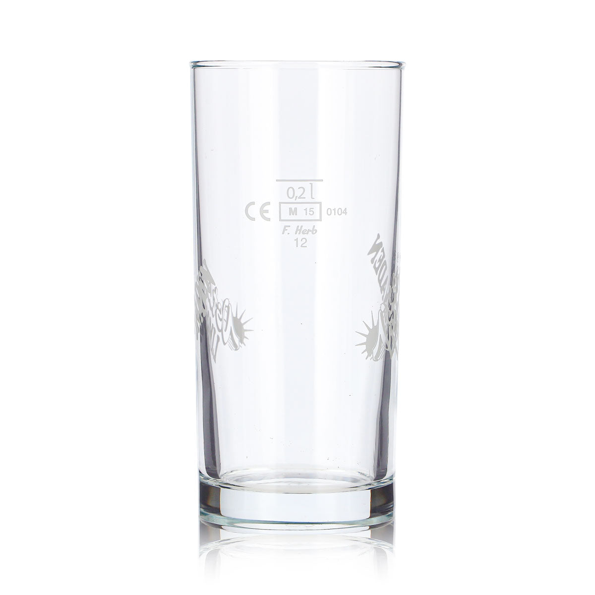 6 Osta Juice Glass Cups, 0.2 L, White Osta Logo, Osta Lemonades – View 6
