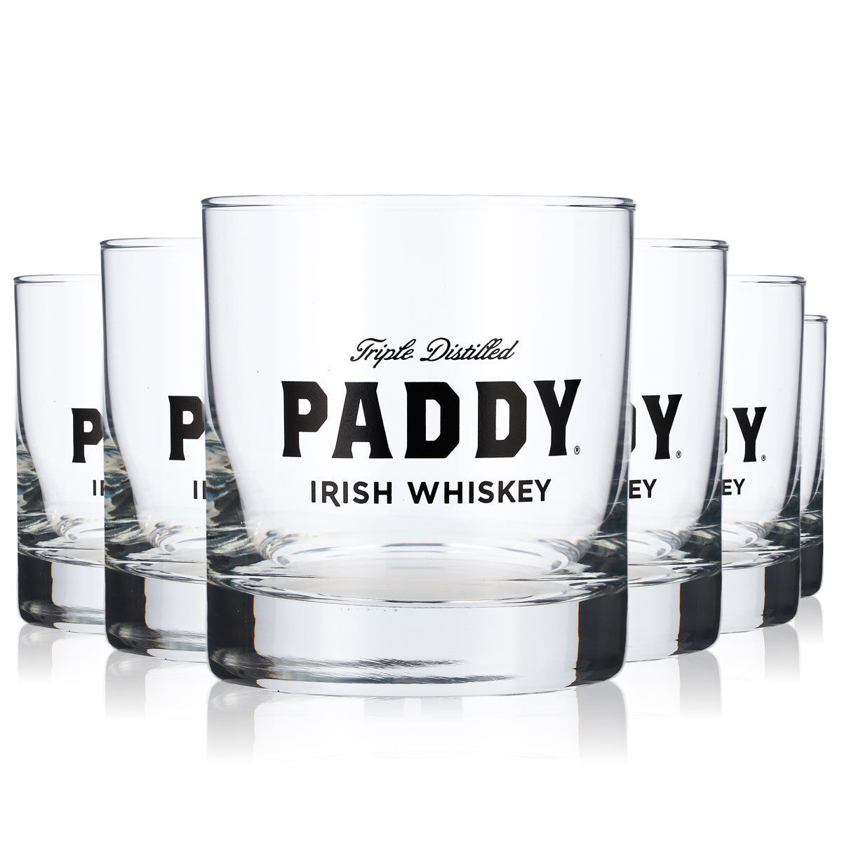 6x Paddy Whiskey Glass Whiskey Glasses Glasses 0.3l Tumblers/Mugs