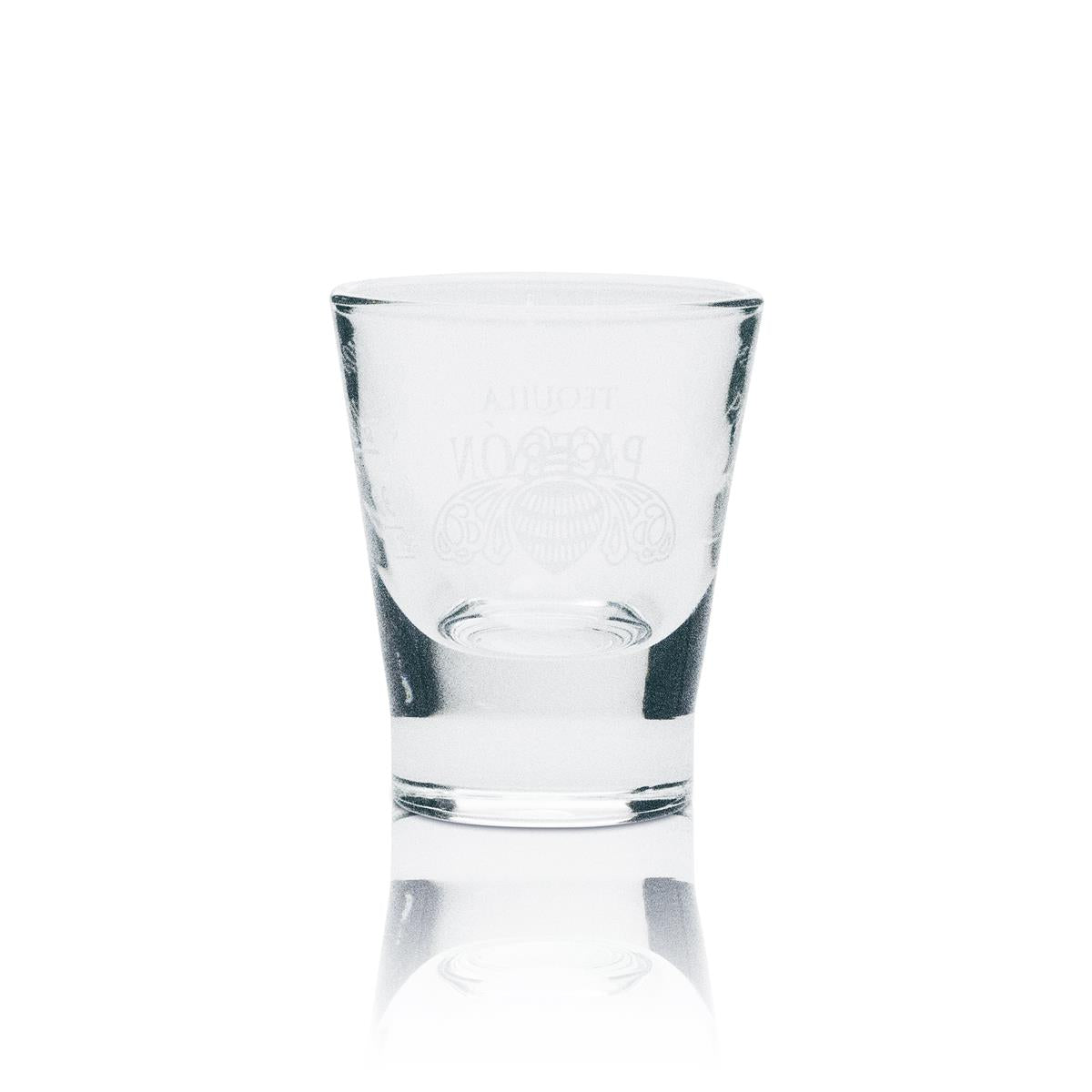 6x Patron Tequila Glass Shot with White Lettering – View 3