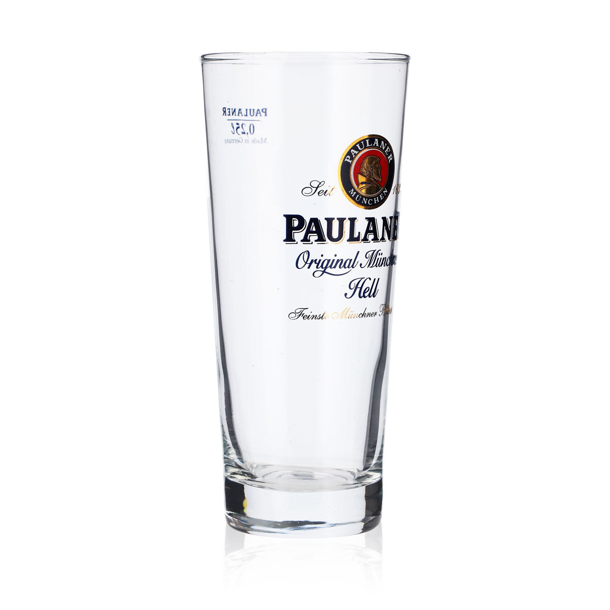 6x Paulaner beer glass 0.25l mug Beer glasses Frankonia Original Munich Hell – View 3