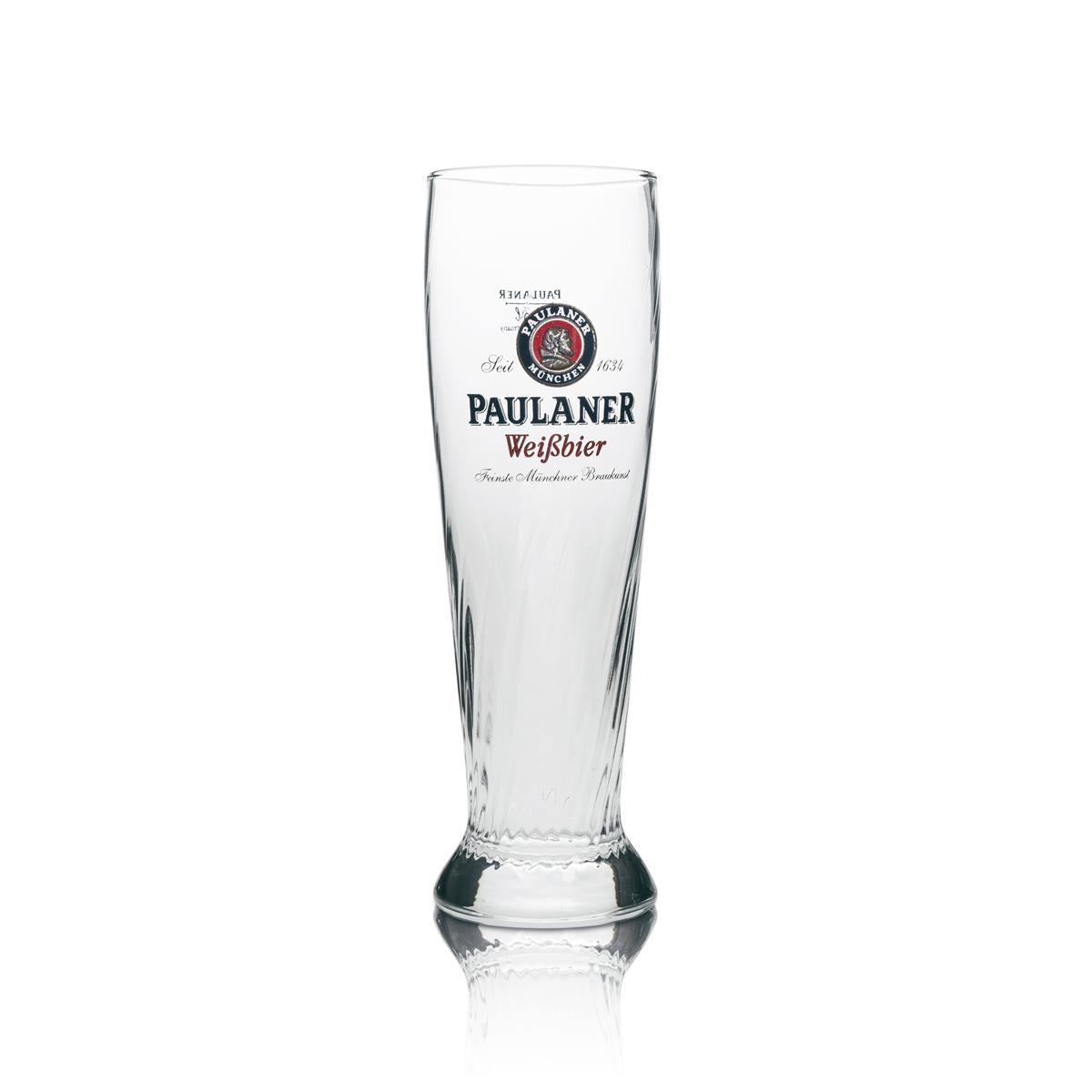 6x Paulaner wheat beer glass 0.3l yeast crystal wheat glasses Munich Bavaria Gastro – View 5