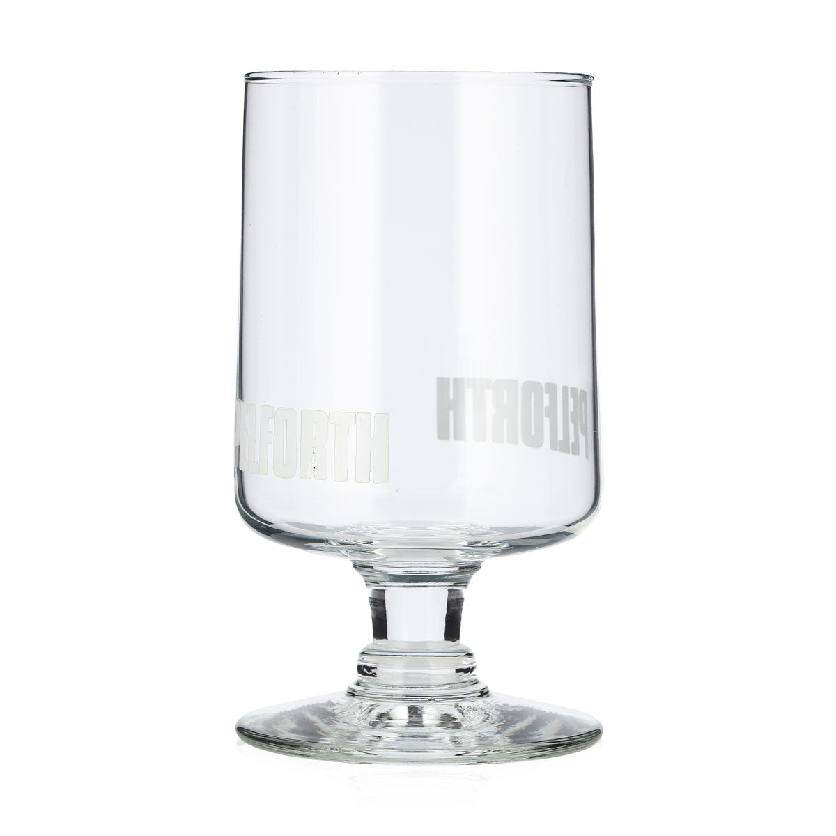 6 Pelforth Beer Glasses, 0.34 L, Goblet-Shaped, White Logo – View 4
