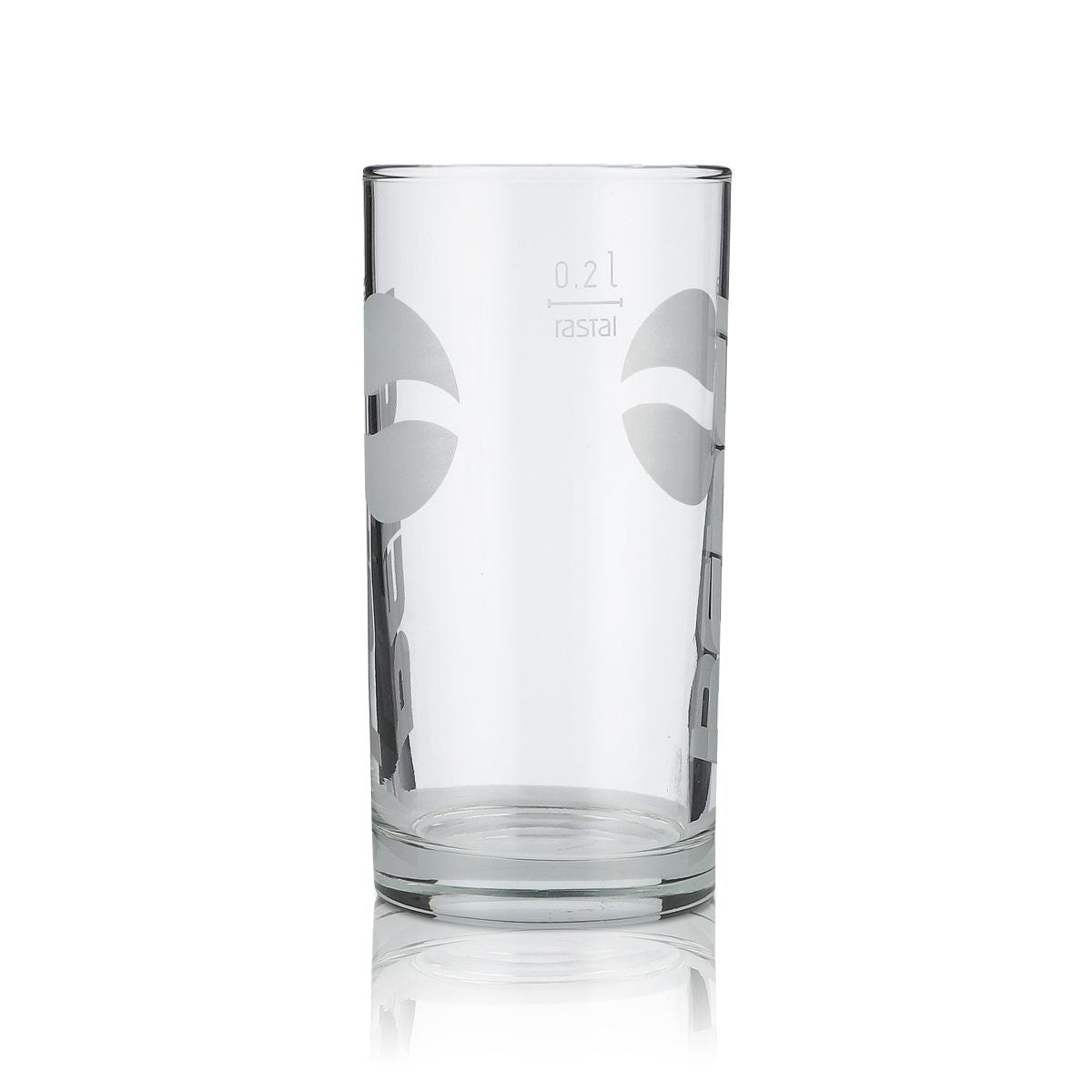 6x Pepsi Glass 0.2l Cup Drinking Glass Satin Finish Cola Soft Drink Glass Set – View 4