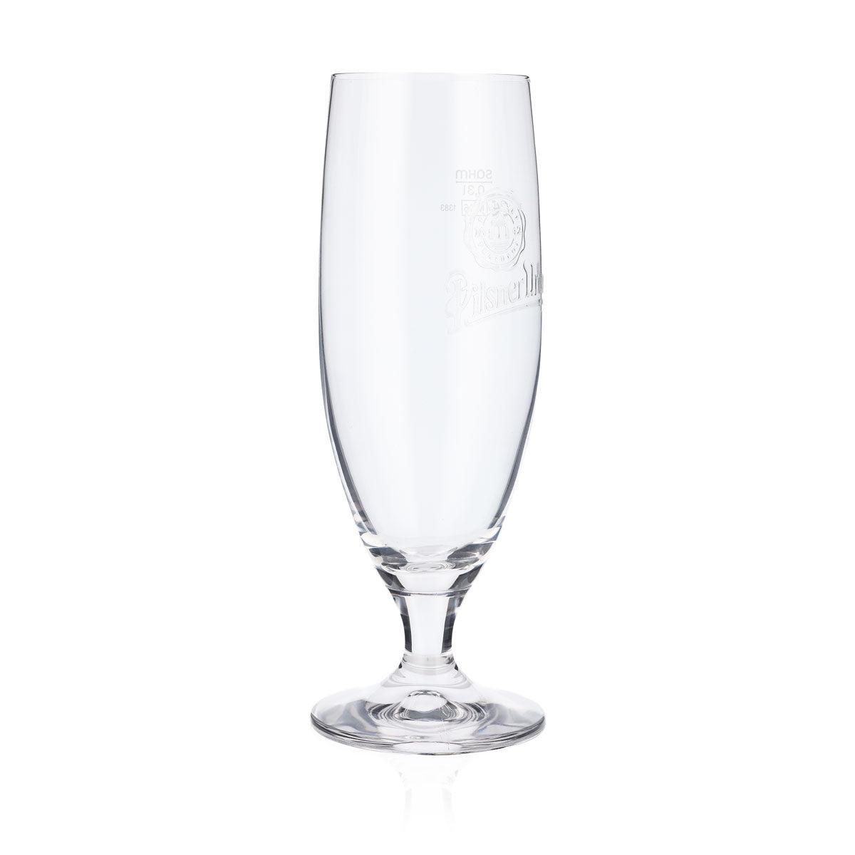 6x Pilsner Urquell beer glass 0.3l Beer glasses Goblet glass Relief in the base – View 3