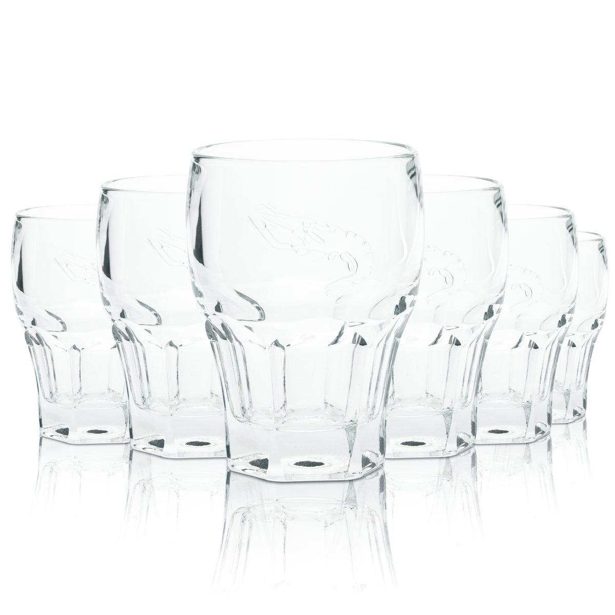 6x Pitu Cachaca Glass 0.3l Contour Long Drink Cocktail Mojito Caipi Glasses Gastro