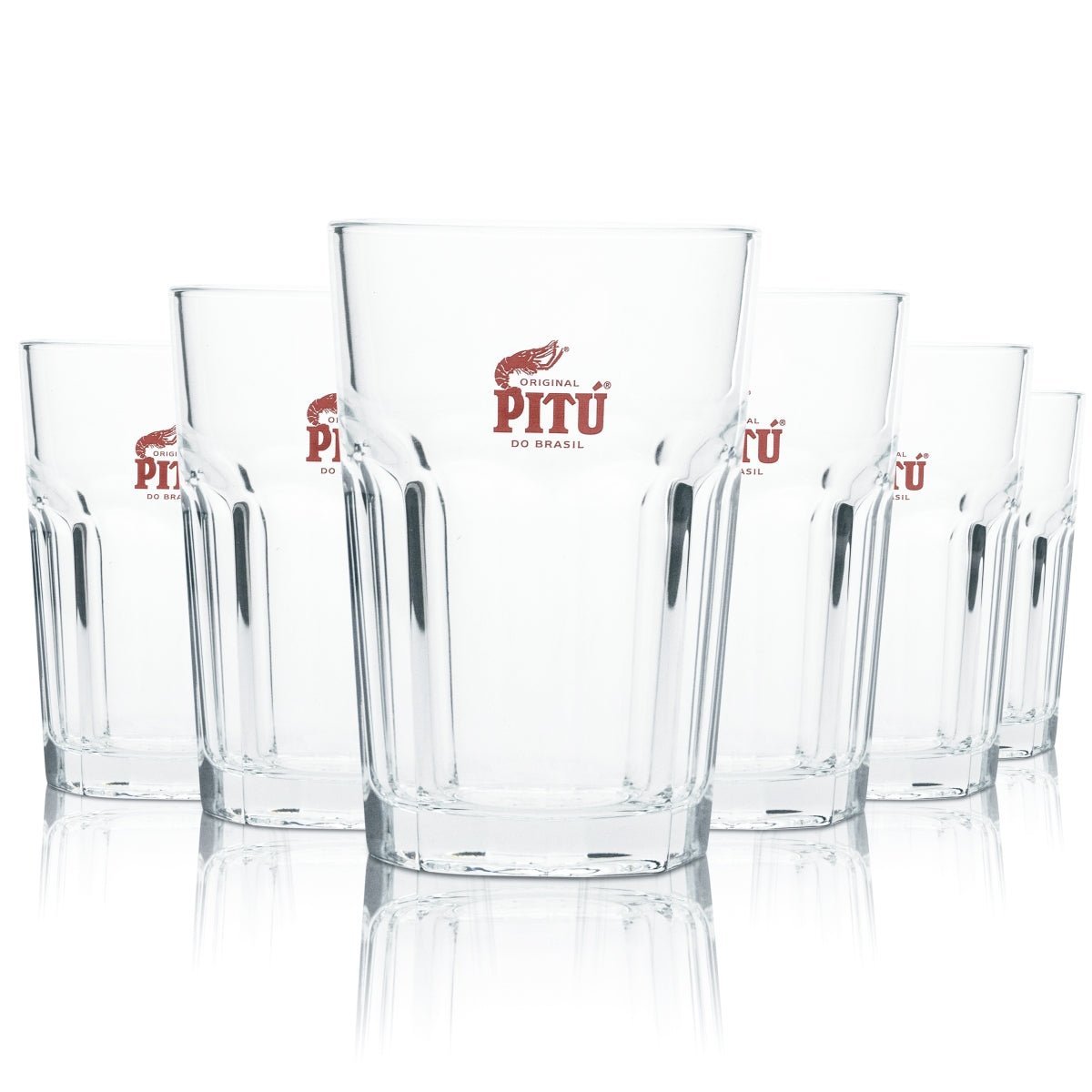 6x Pitu Cachaca Glass 0.3l Long Drink Cocktail Caipi Mojito Glasses Bar Gastro Rum – View 3