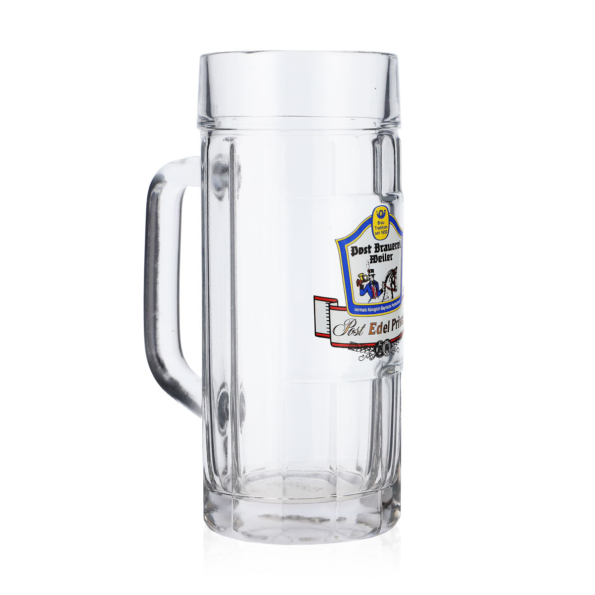 6x Post Brewery Weiler Beer Glass Beer Mug 0.5l Jug Rastal Falkenstein – View 3