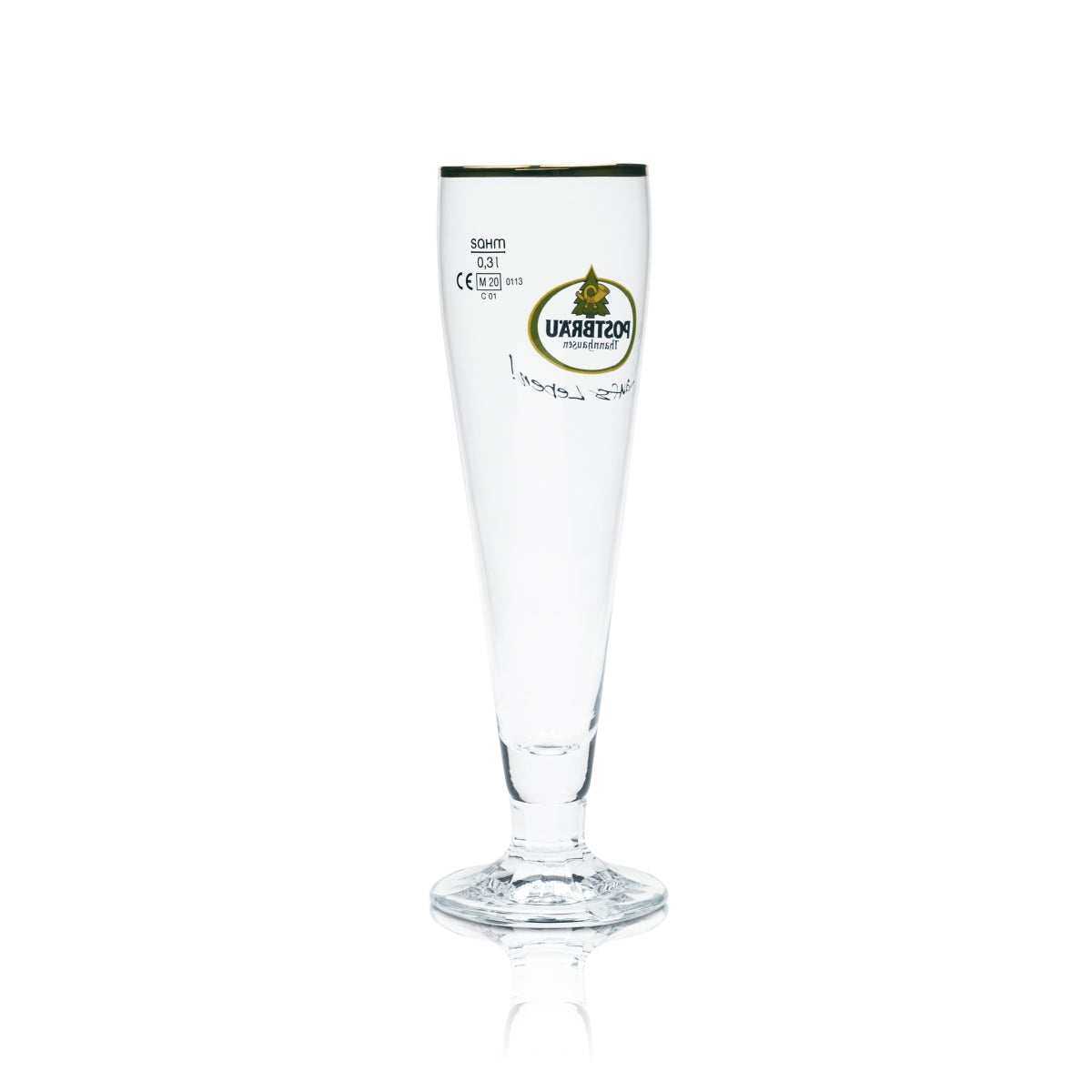 6x Postbräu beer glass 0.3l tulip trophy Ferrara Thannhausen glasses brewery beer – View 3
