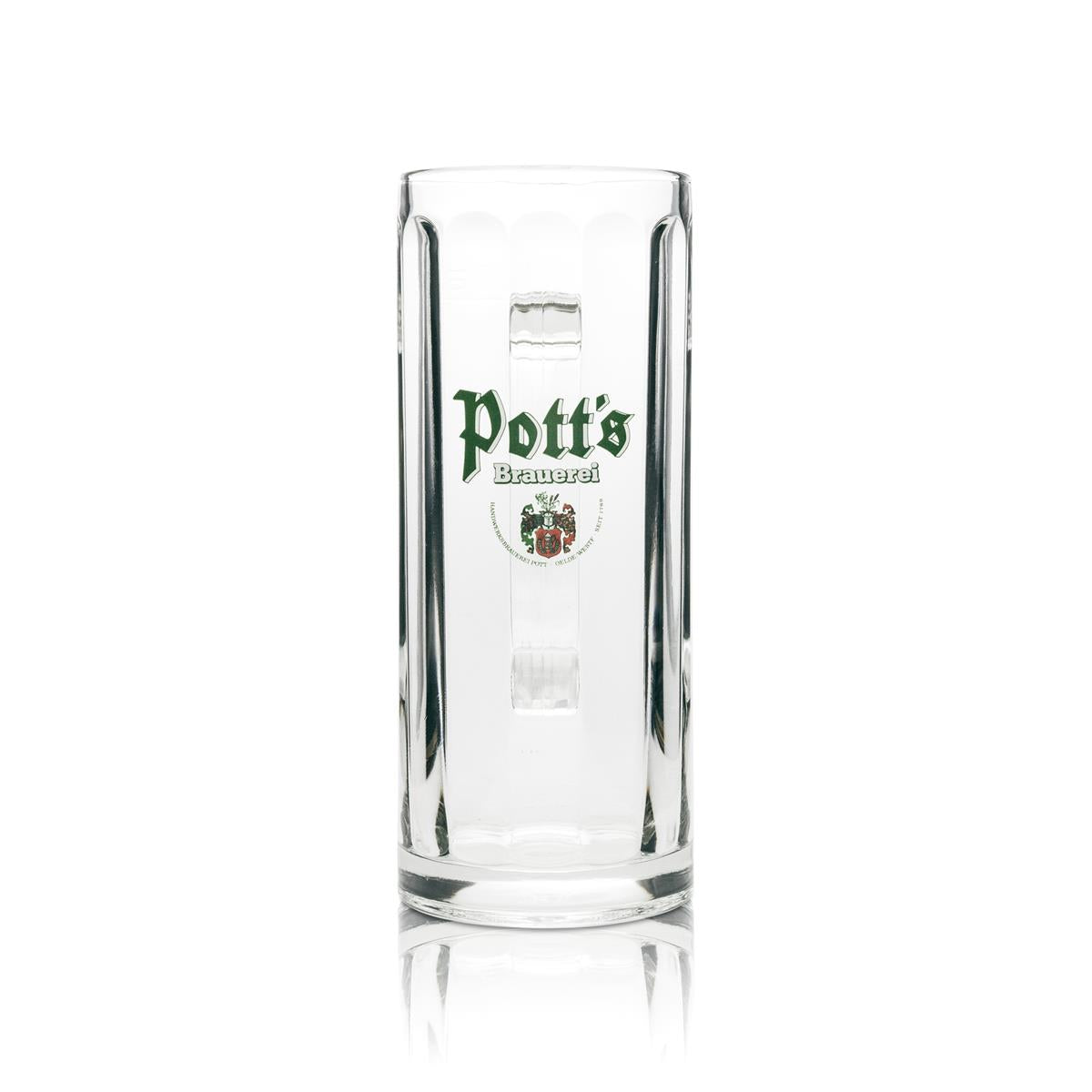 6x Potts beer glass 0.5l mug, ribbed, Rastal – View 2