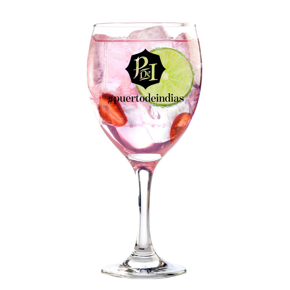 6x Puerto De Indias Gin Balloon Glass 0.65l Cocktail Goblet Glasses Strawberry Bar – View 2