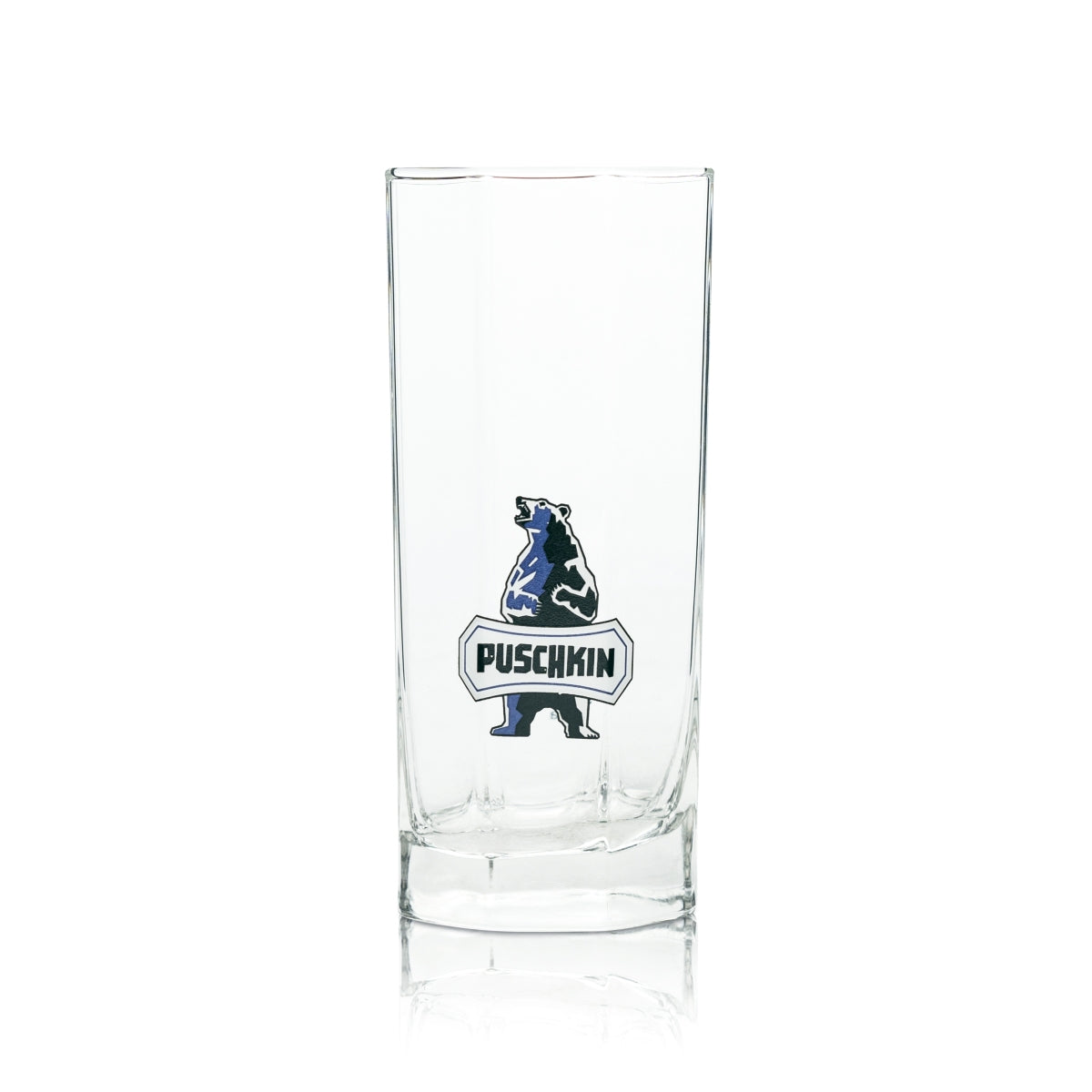 6x Pushkin Vodka Glass Long Drink Square Oak Cocktail Glasses Vodka Bar Gastro – View 2