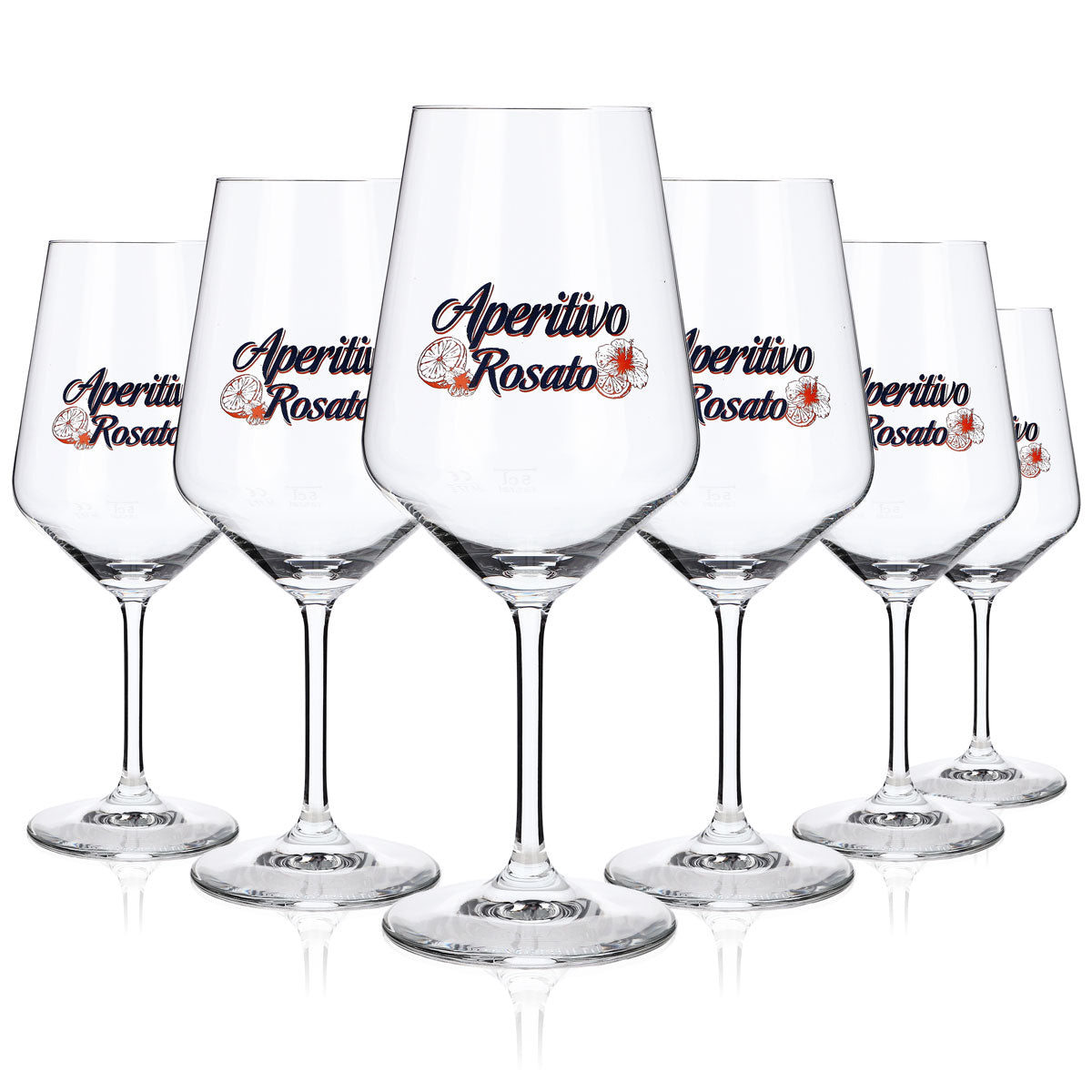 6x Ramazzotti 0.5L wine glass "Aperitivo Rosato" Rastal liqueur glasses Spritz – View 6