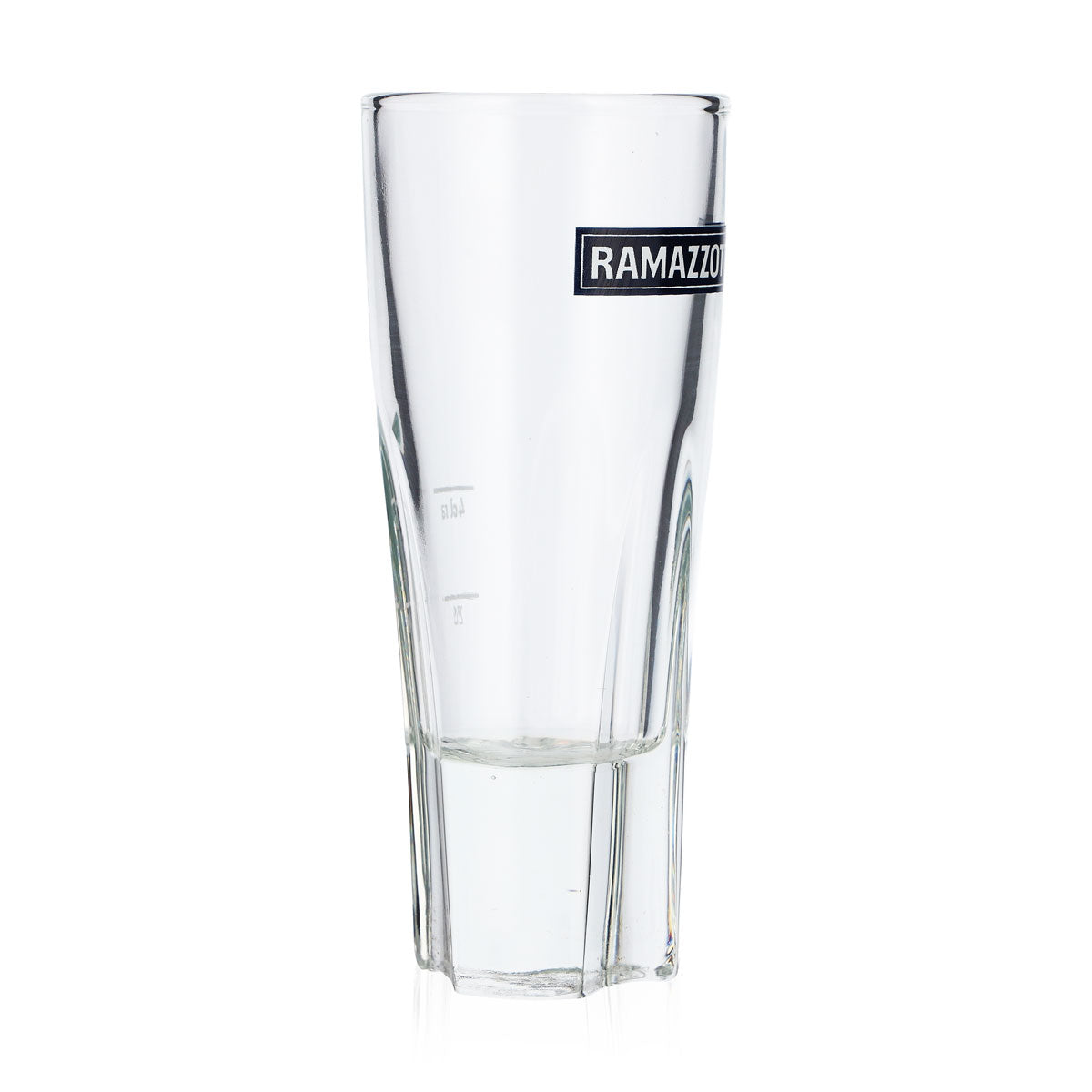 6 Ramazzotti Liqueur Glasses 0.15l Longdrink Glasses Horizontal Logo on Top New + 6 Stirrers – View 2