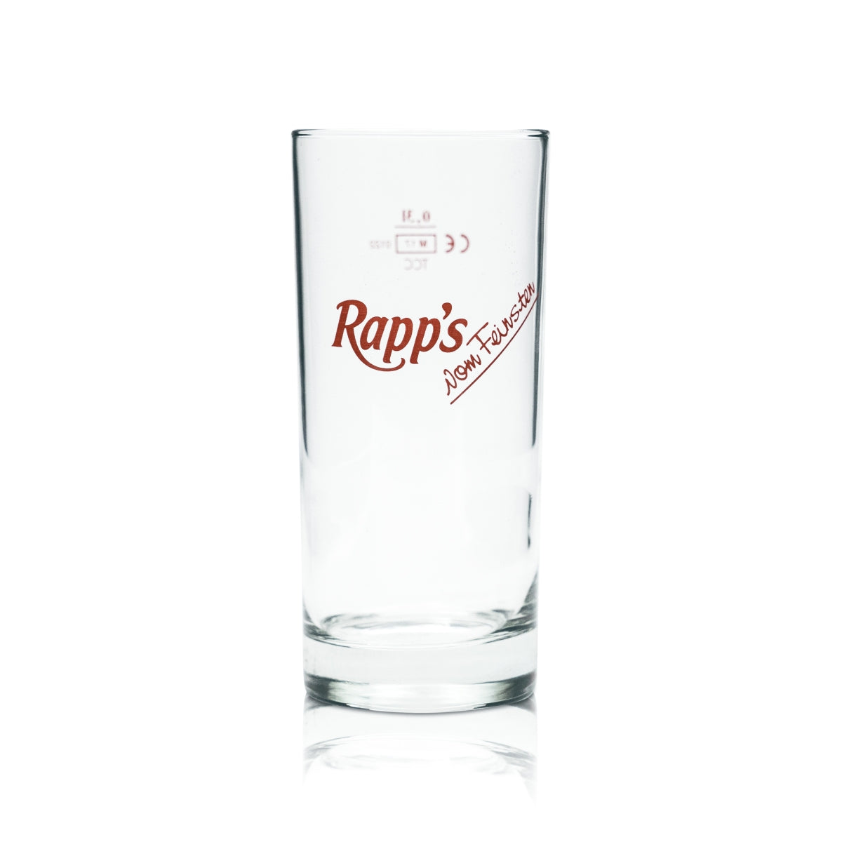 6x Rapps glass 0.3l cup juice mineral water soft drink soda glasses catering oak – View 2