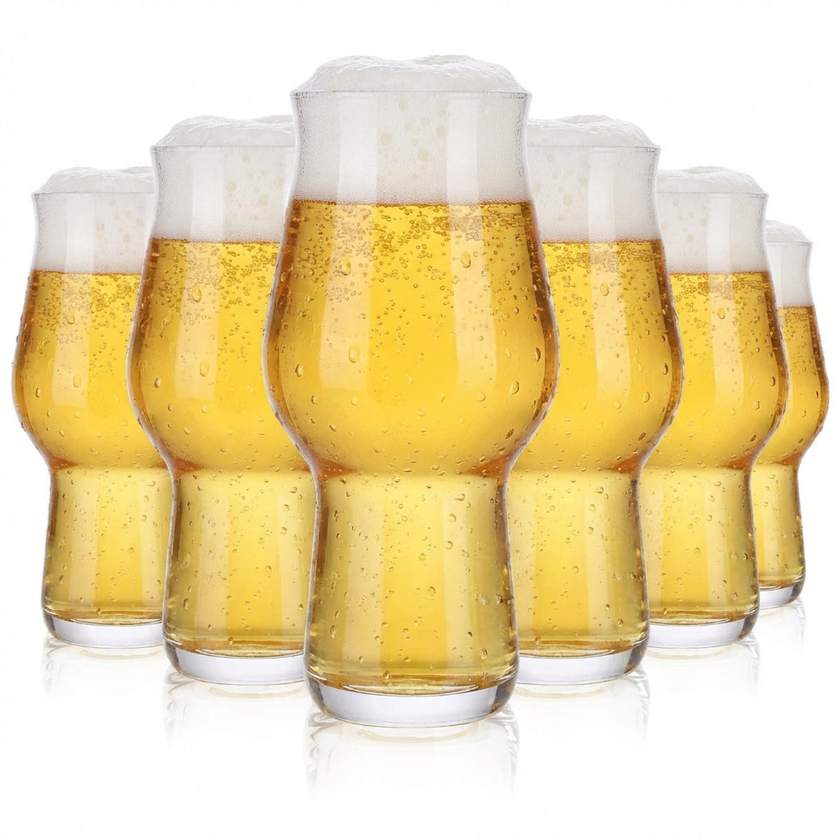 6x Rastal Glass 0.48l Craft Beer Glass Trophy "Blanco" Craft Master One