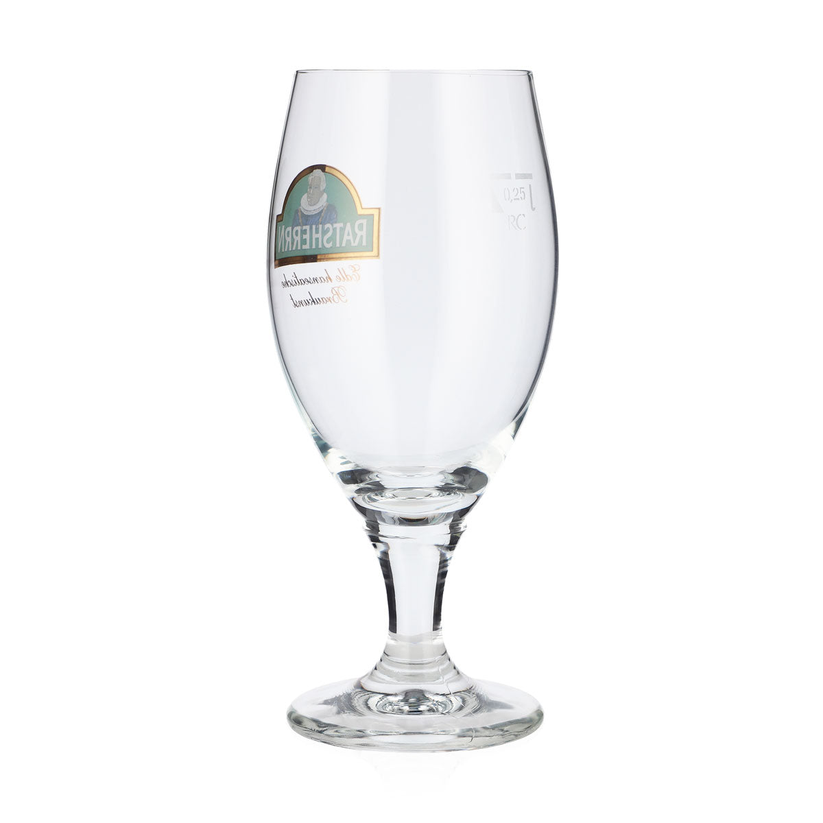 6x Ratsherrn Beer Glasses, 0.25 L, Tulip-Shaped, Deister Ritzenhoff Pint (Set of 6) – View 4