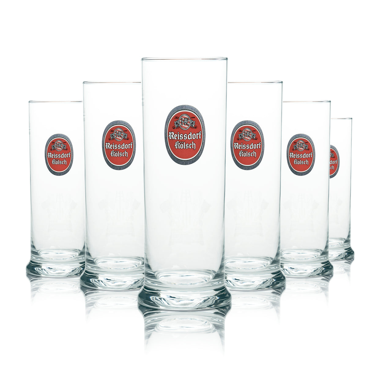 6x Reissdorf Beer Glass 0.4l Kölsch Mug Cologne Kölsch Glass Brewer – View 5
