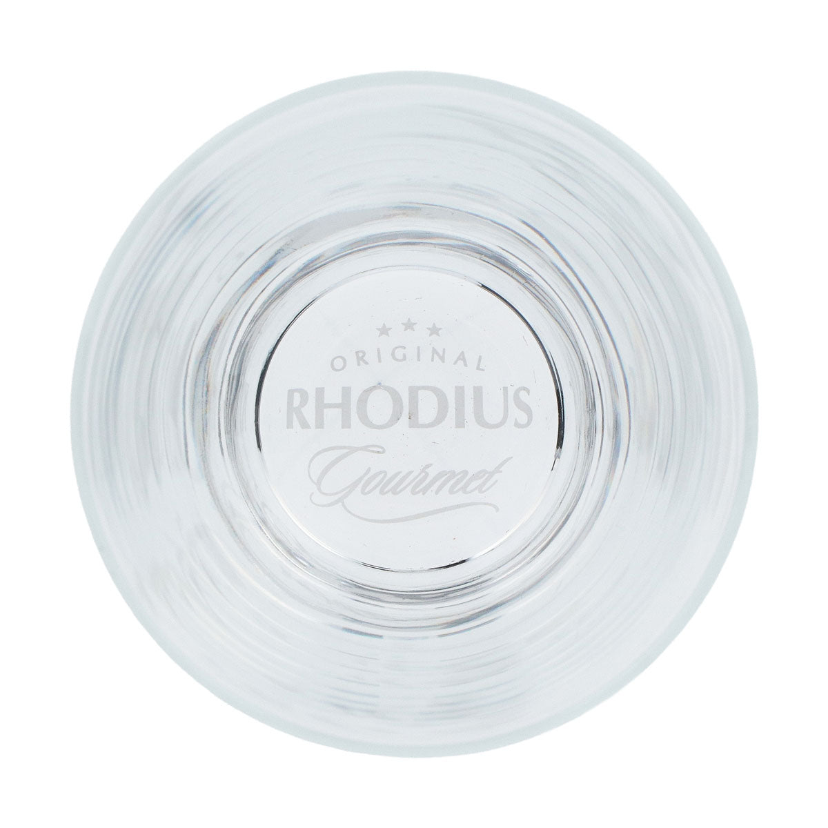 6x Rhodius Water Glasses Water Glasses 0.29l Cups V-Shape Bottom Lettering – View 4