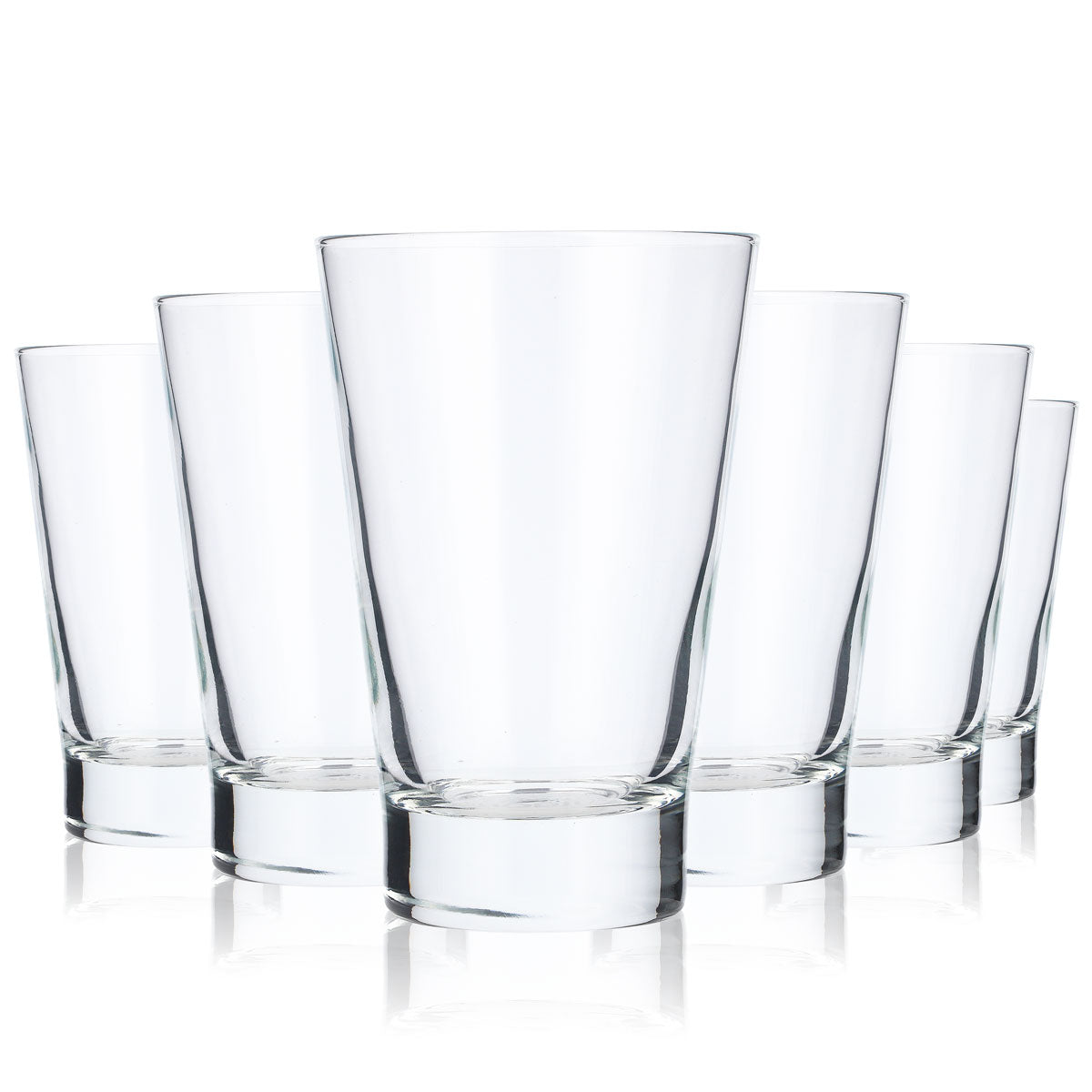 6x Rhodius Water Glasses Water Glasses 0.29l Cups V-Shape Bottom Lettering – View 5