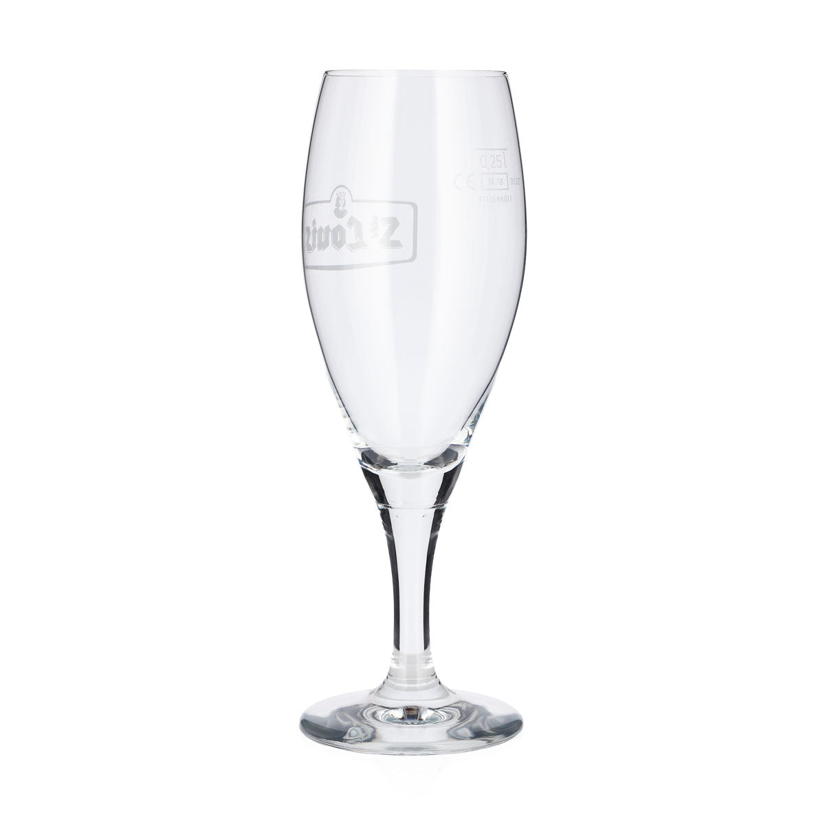 6 Ritzenhoff Beer Glasses, 0.25 L, Trophy Shape, White Logo – View 4