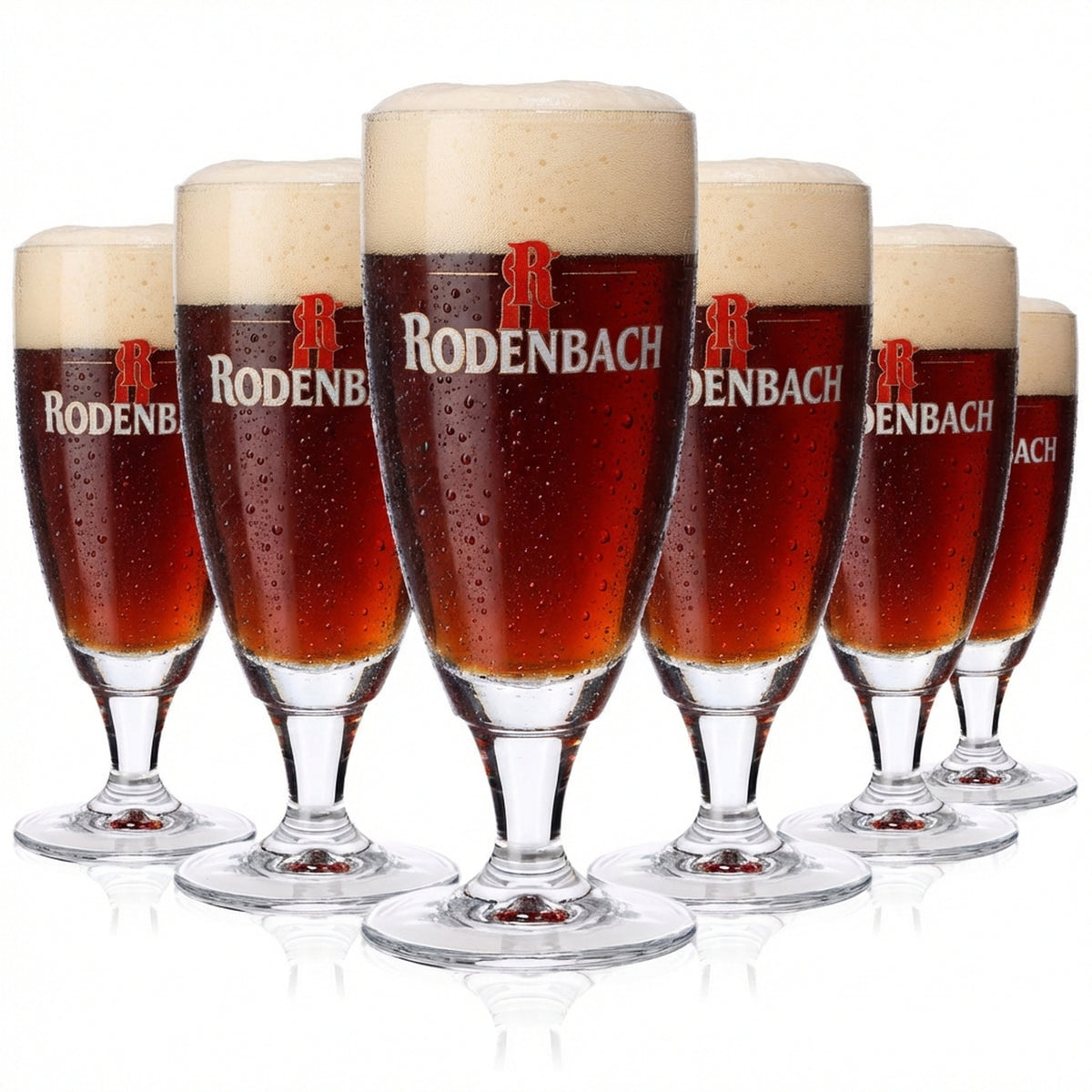 6x Rodenbach beer glasses Beer glasses Willibecher 0.25 l trophy Ritzenhoff