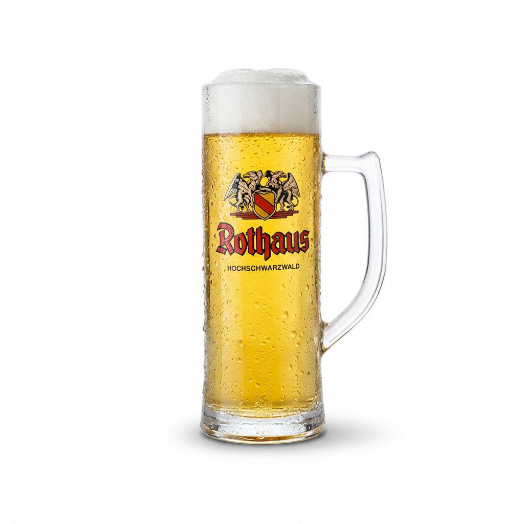 Rothaus beer glass 0.5 l mug Badner Seidel glasses Brewery Pils Zäpfle Gastro – View 2