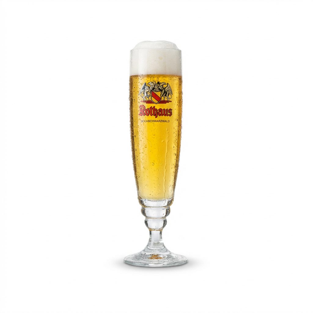6x Rothaus beer glass 0.3l elegant goblet glass pilsner glass set calibrated for catering – View 2