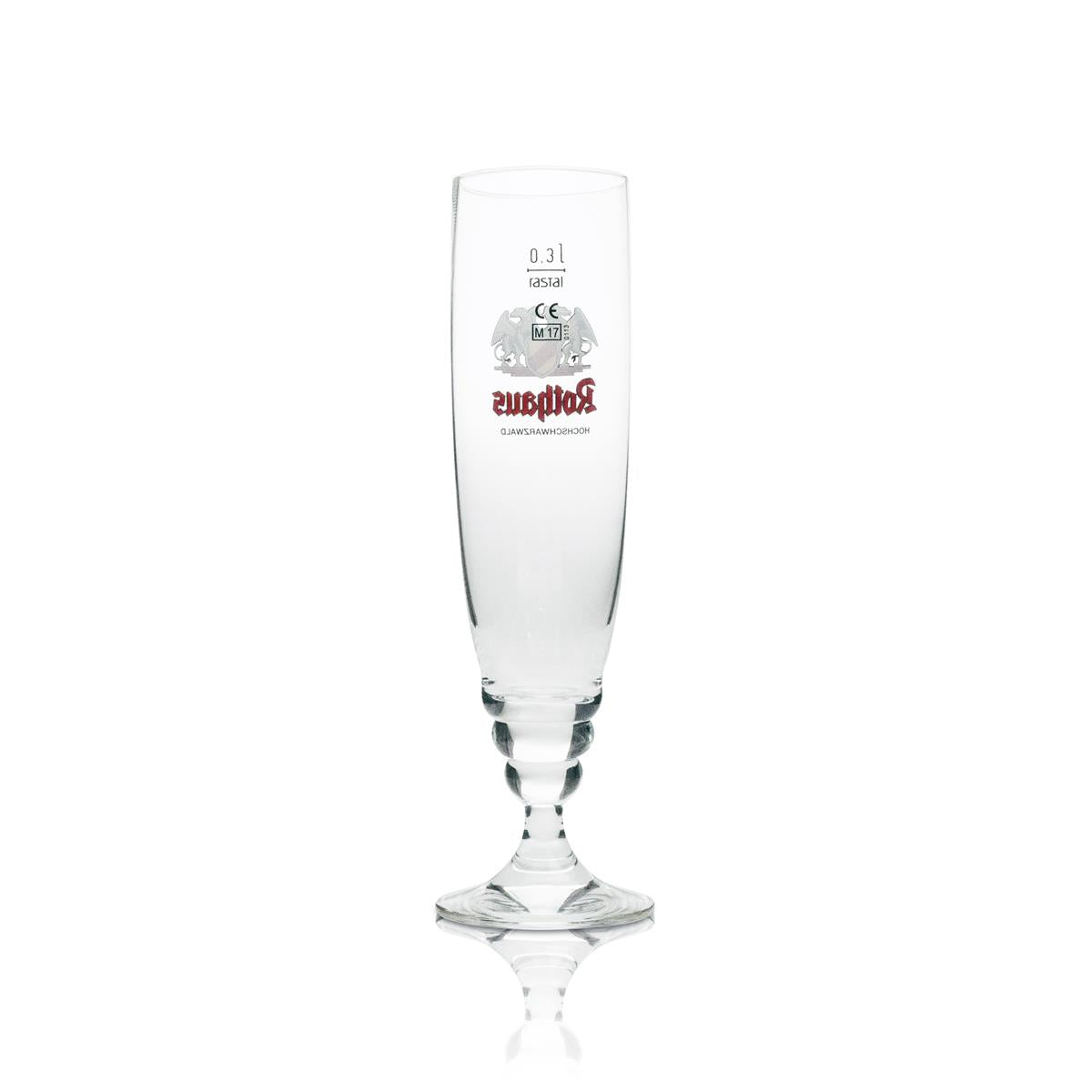 6x Rothaus beer glass 0.3l elegant goblet glass pilsner glass set calibrated for catering – View 5