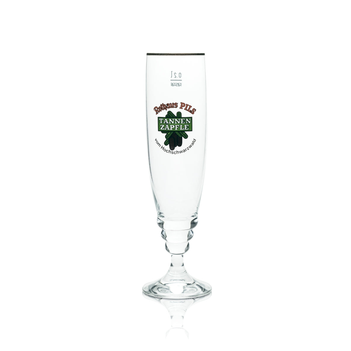 6x Rothaus Glass 0.2l Exclusive Tannenzäpfle Beer Trophy Glass Set State Brewery Baden – View 4