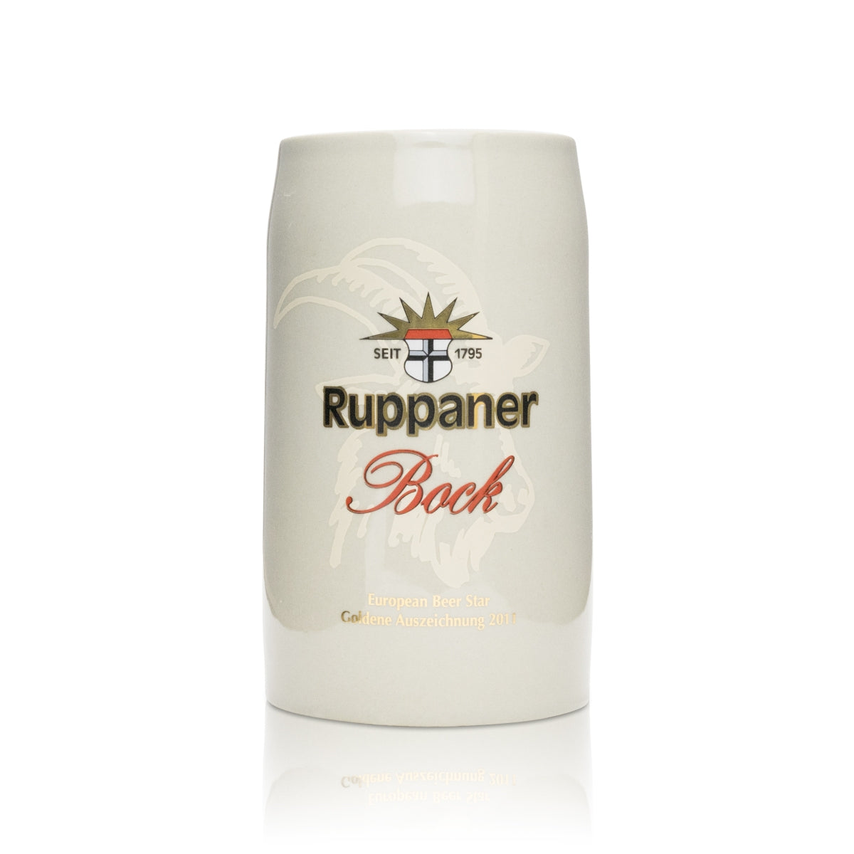 6x Ruppaner beer glass porcelain mug 500ml – View 2