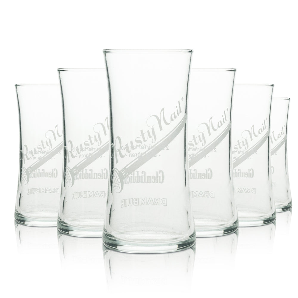 6x Rusty Nail Whiskey Glass Exclusive Mug Soltau 0.2l rastal