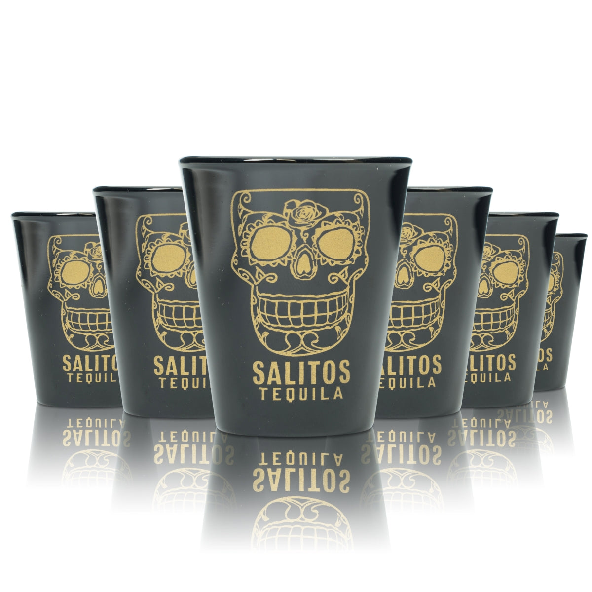 6x Salitos Beer Glass 2cl Shot Glass Short Spirits Tequila Panama Glasses