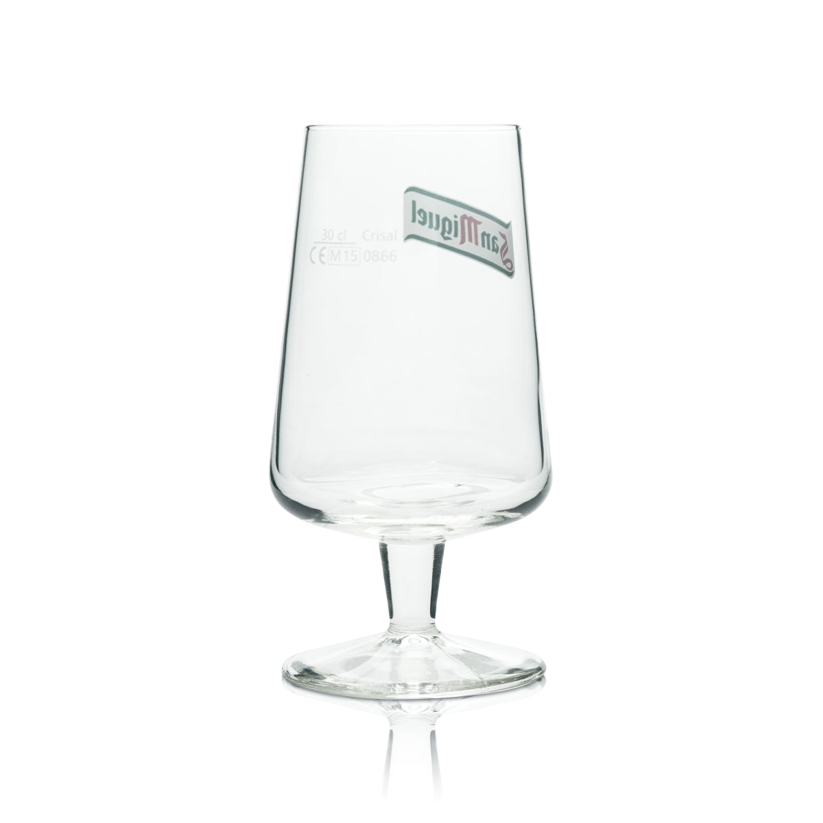 6x San Miguel beer glass 0.3l standard version – View 3