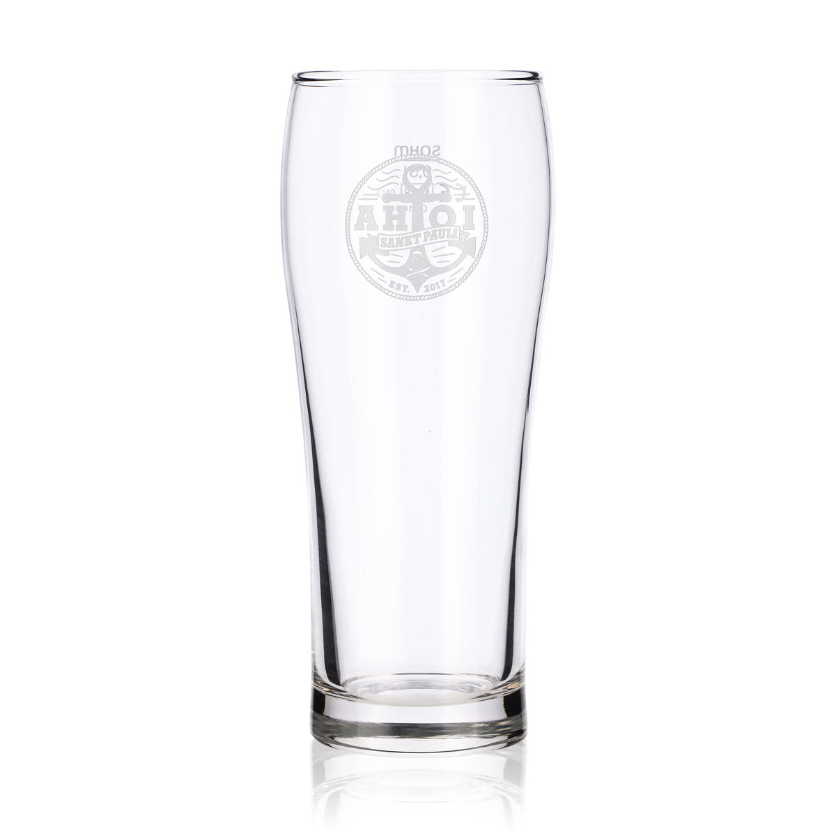 6x Sankt Pauli beer glasses, 0.3 l, Ahoi Willi mug glasses, Reeperbahn Kiez Kneipe set – View 3