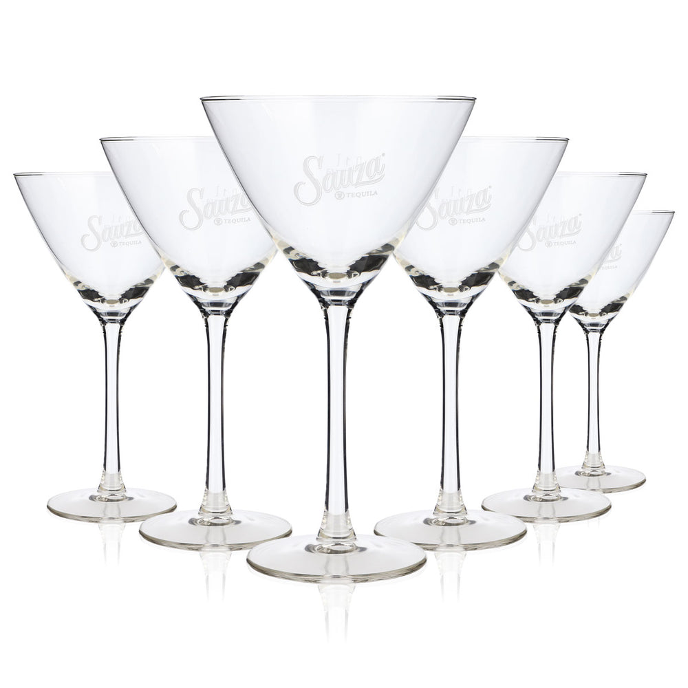 6 Sauza Tequila Glasses, 0.1 L, Cocktail Glasses, Rastal Cocktail Bowl (Set of 6)