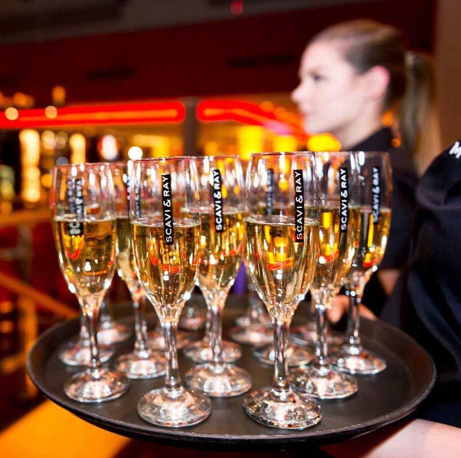 6x Scavi & Ray Sparkling Wine Glass 0.1L Flute Goblet Prosecco Champagne Flute Friz Glasses – View 2