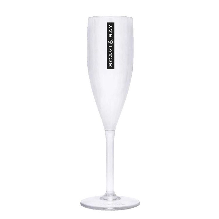 6x Scavi & Ray Sparkling Wine Plastic Glass 0.1l Flute Prosecco Champagne Glasses Acrylic – View 2