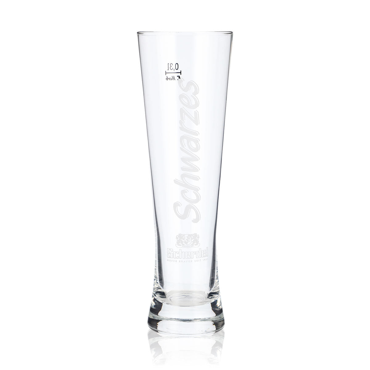 6x Scherdel beer glasses 0.3l goblets "Schwarzes" F.Herb – View 2