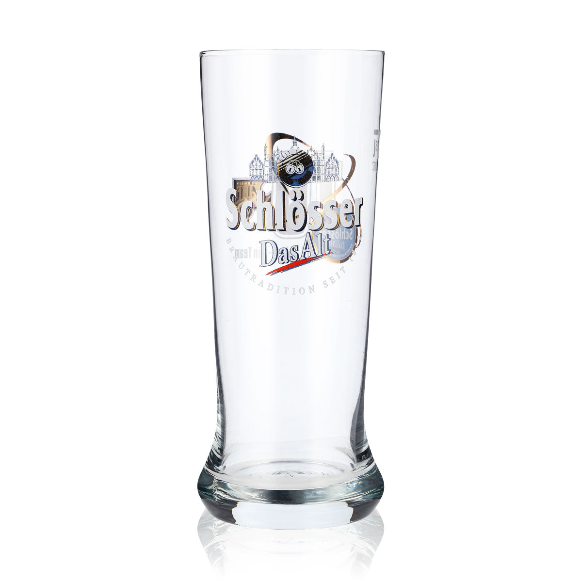 6x Schlösser Alt Beer Glass 0.25l Glasses Bar Mug "10 Years" – View 2