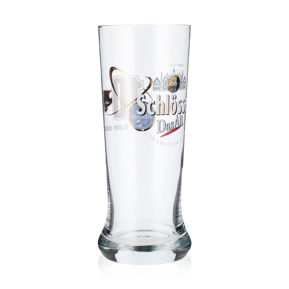 6x Schlösser Alt Beer Glass 0.25l Glasses Bar Mug "10 Years" – View 3