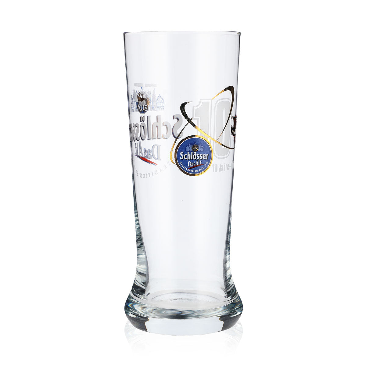 6x Schlösser Alt Beer Glass 0.25l Glasses Bar Mug "10 Years" – View 4