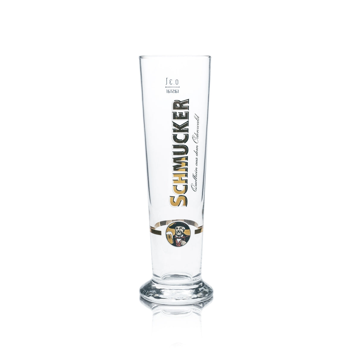 6x Schmucker beer glass 0.3l trophy pint glasses Brewery Gastro Odenwald Pils – View 2