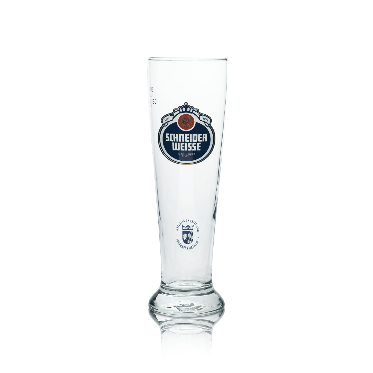 6x Schneider Weisse wheat beer glasses, 0.5 l – calibrated, for wheat beer, catering – View 5
